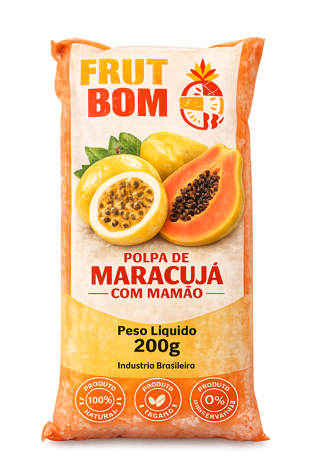 Maracujá com Mamão