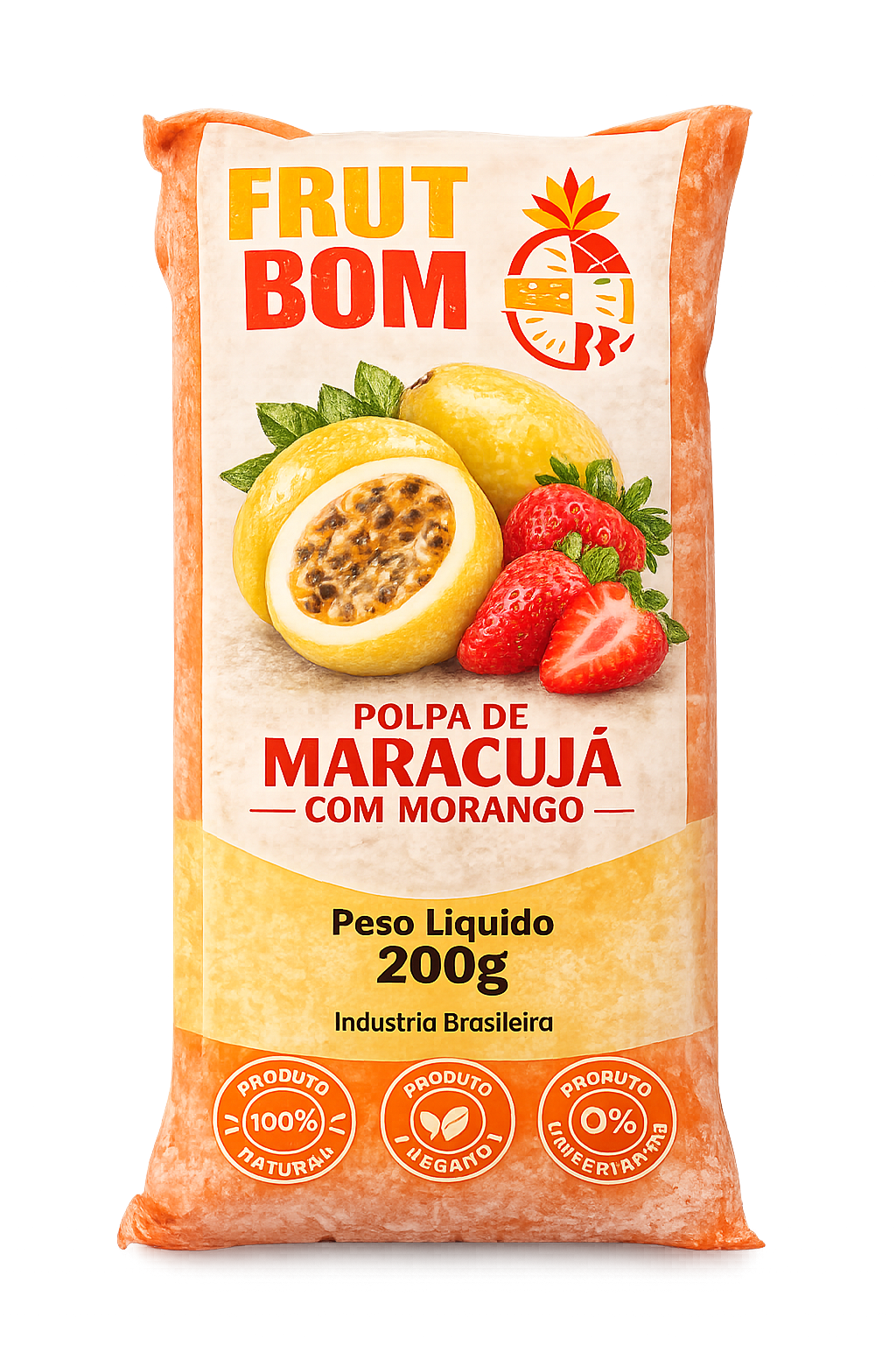 Maracujá com Morango
